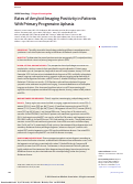 Cover page: Rates of Amyloid Imaging Positivity in Patients With Primary Progressive Aphasia