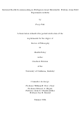 Cover page: Maternal Health Decision-making in Multigenerational Households: Evidence from Field Experiments in India