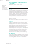 Cover page: Three Column Cervical Fracture-Dislocation in a 3-Year-Old Boy