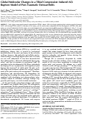 Cover page: Global molecular changes in a tibial compression induced ACL rupture model of post‐traumatic osteoarthritis