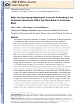 Cover page: Edge density imaging: Mapping the anatomic embedding of the structural connectome within the white matter of the human brain