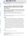 Cover page: Low Exposure Busulfan Conditioning to Achieve Sufficient Multilineage Chimerism in Patients with Severe Combined Immunodeficiency