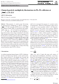 Cover page: Charged-particle multiplicity fluctuations in Pb–Pb collisions at sNN = 2.76 TeV