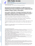 Cover page: Development and Internal Validation of a Web-based Tool to Predict Sexual, Urinary, and Bowel Function Longitudinally After Radiation Therapy, Surgery, or Observation.