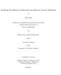 Cover page: Ion Energy Distribution in Collisionless and Collisional, Capacitive RF Sheath