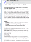 Cover page: Potential overtreatment of diabetes mellitus in older adults with tight glycemic control.