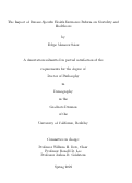 Cover page: The Impact of Disease-Specific Health Insurance Reform on Mortality and Healthcare