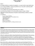 Cover page: Dermatologic health literacy in underserved communities: a case report of south Los Angeles middle schools