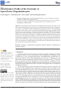 Cover page: Metabolomics Profile of the Secretome of Space-Flown Oligodendrocytes.