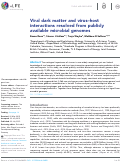 Cover page: Viral dark matter and virus–host interactions resolved from publicly available microbial genomes