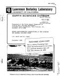 Cover page: RECENT RADIOCHEMISTRY OBSERVATIONS AT THE RIVERTON AND MAYBELL TAILINGS PILES