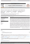 Cover page: Advances in bone marrow stem cell therapy for retinal dysfunction