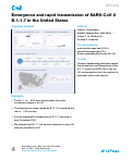 Cover page: Emergence and rapid transmission of SARS-CoV-2 B.1.1.7 in the United States.