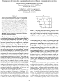 Cover page: Emergence of vowel-like organization in a color-based communicatino system