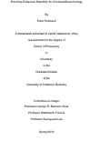 Cover page: Proximity-Enhanced Reactivity for Chemical Biotechnology