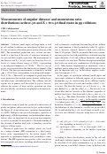 Cover page: Measurements of angular distance and momentum ratio distributions in three-jet and Z + two-jet final states in pp collisions.