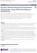 Cover page: Dynamic Retrieval Augmented Generation of Ontologies using Artificial Intelligence (DRAGON-AI)