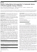 Cover page: Genetic Testing Before Anticoagulation? A Systematic Review of Pharmacogenetic Dosing of Warfarin