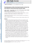 Cover page: The heterogeneous effect of short-term transfers for improving ART adherence among HIV-infected Tanzanian adults