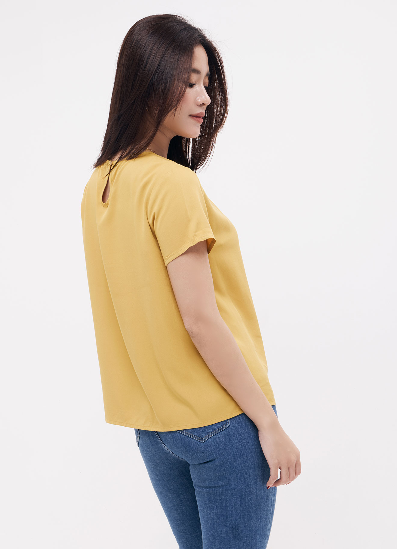 Bright-Gold by Sleeve Top