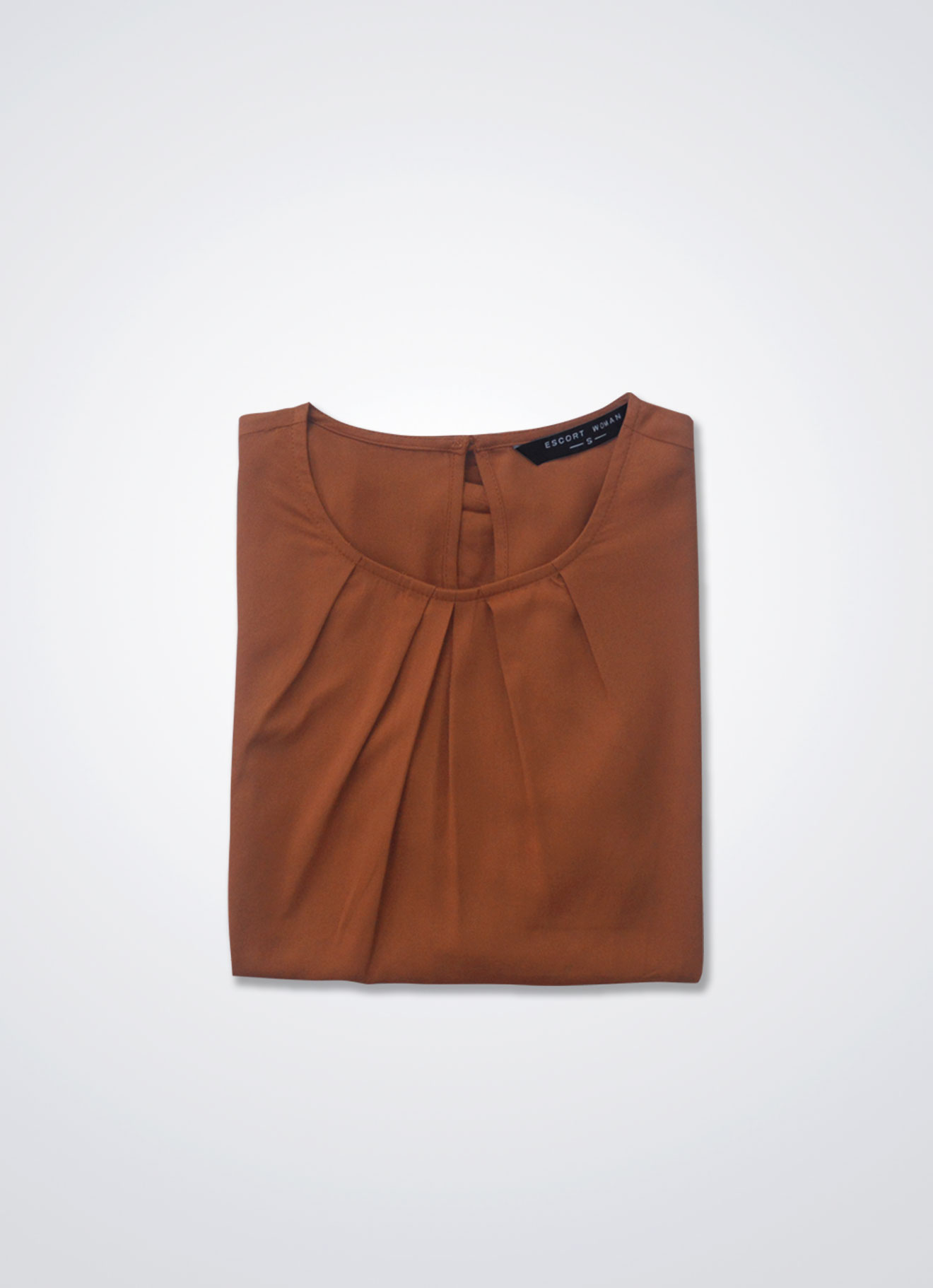 Copper-Coin by Sleeve Top