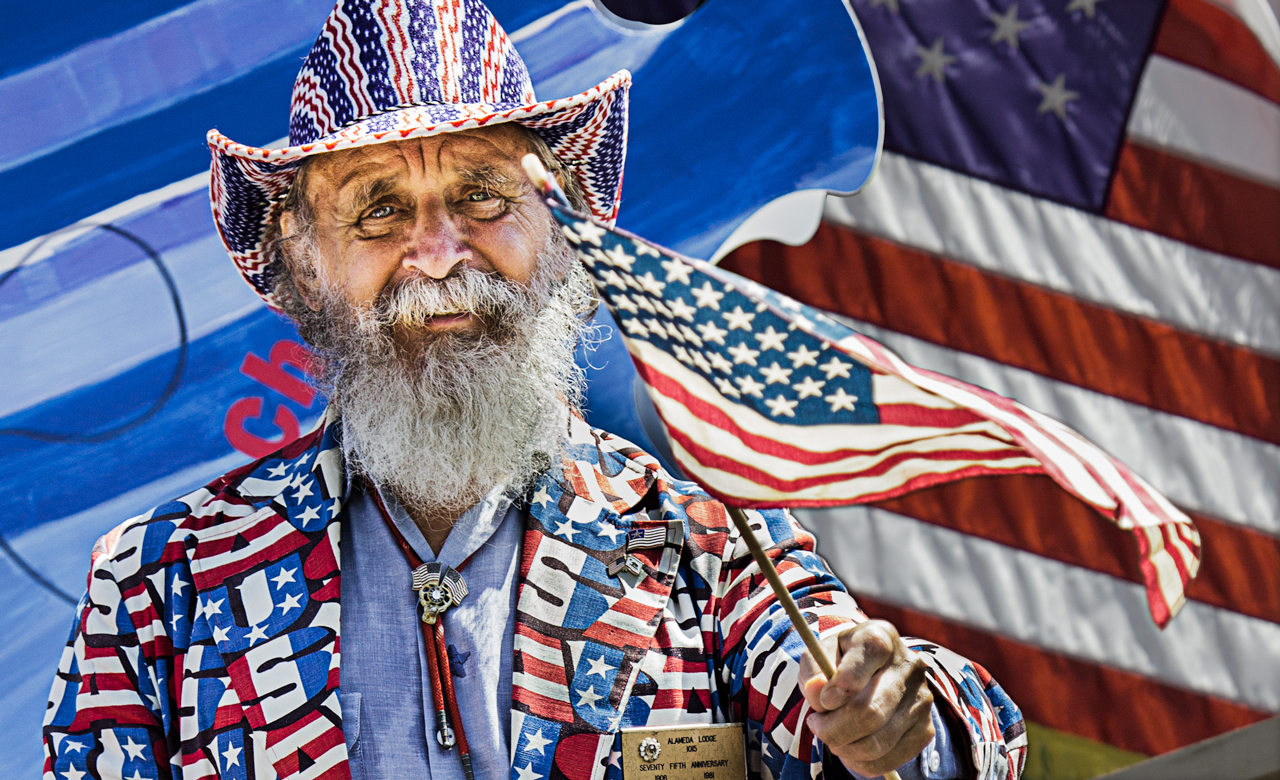 Gary at the 4th of July parade