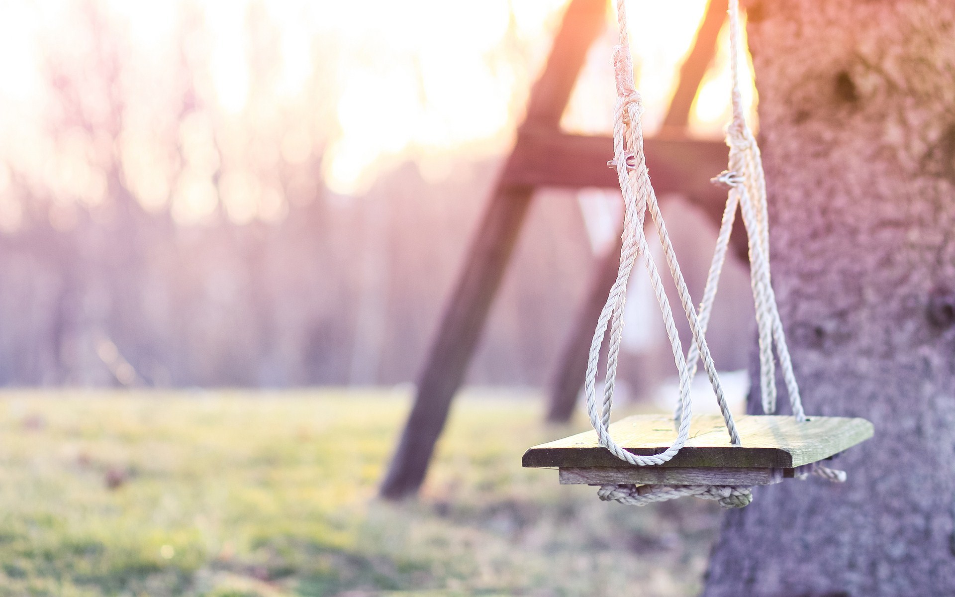 Beautiful Swing Set Wallpaper