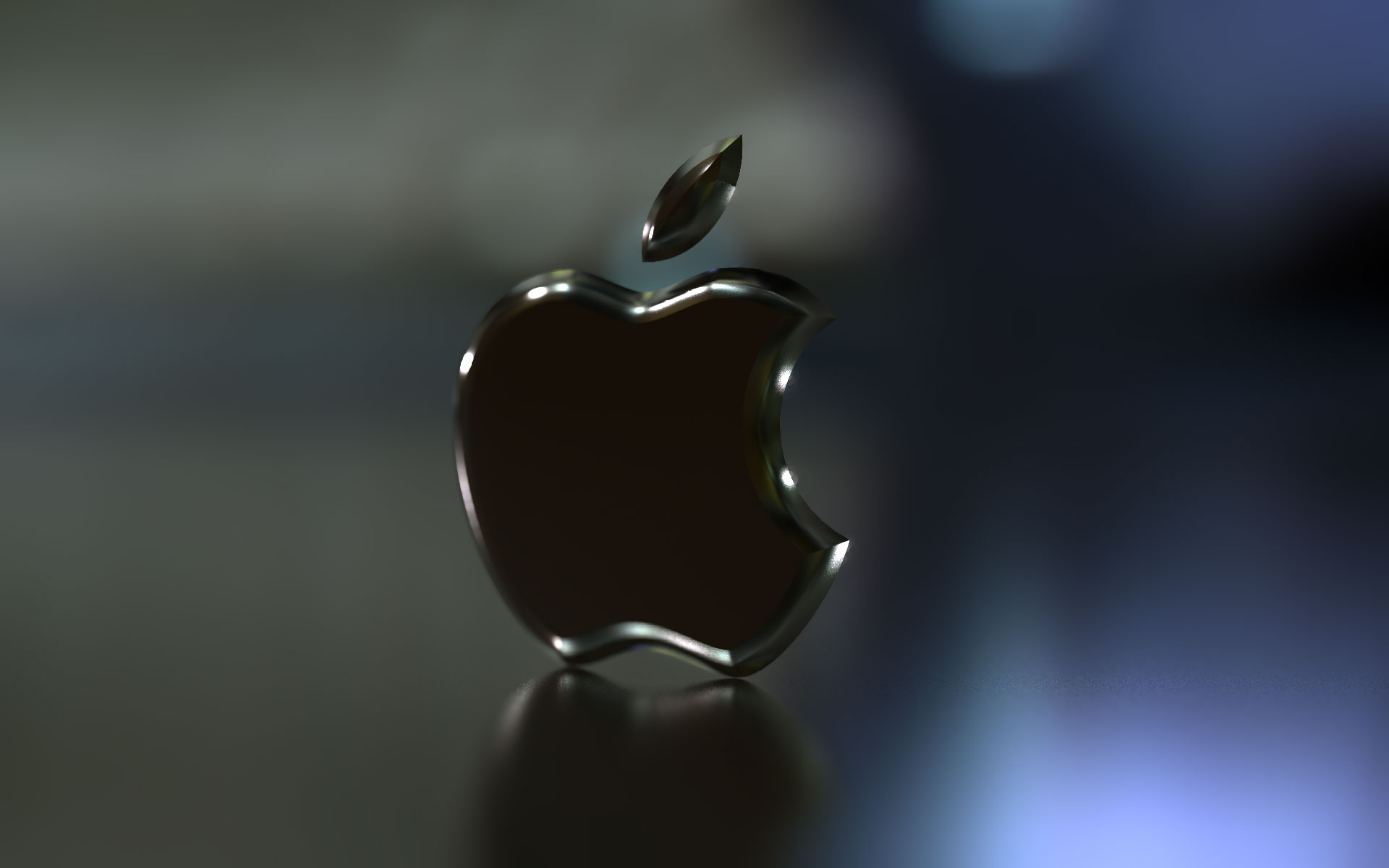 Glazed Black Apple Logo