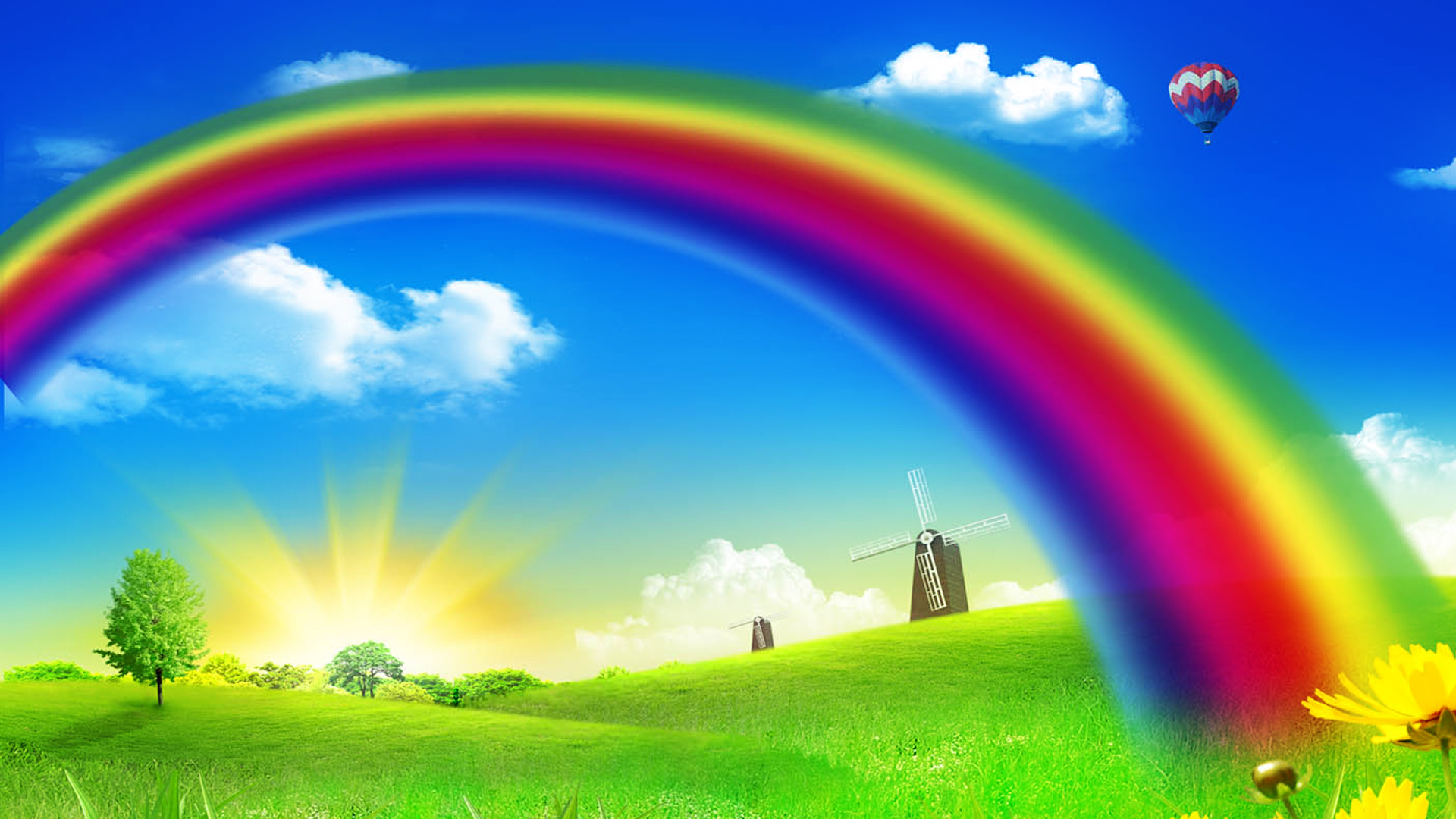 Beautiful Rainbow HD Wallpapers Free Download