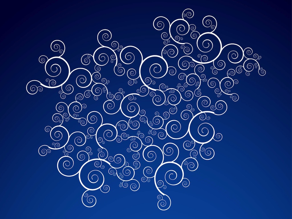 Floral Swirl Background