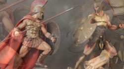 ARH Studios ACHILLES Statue & LEONIDAS Staue 1/4th Scale AP Edition Statues (HD)