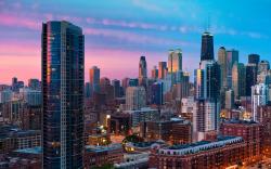 Chicago Cityscape, Illinois, USA