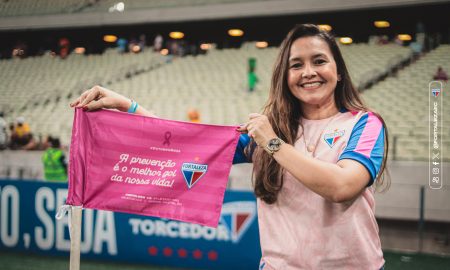 Outubro Rosa movimenta ações de clubes brasileiros (Foto: Mateus Lotif/Fortaleza EC)