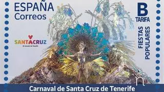 La reina Corina, del Carnaval 2024, dará la vuelta al mundo en un sello de Correos