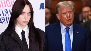 Billie Eilish carga contra Trump: Alguien que odia profundamente a las mujeres va a ser presidente