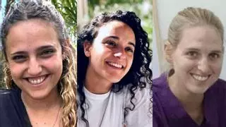 Romi, Emily y Doran, las primeras tres rehenes que Hamás liberará tras 15 meses de secuestro