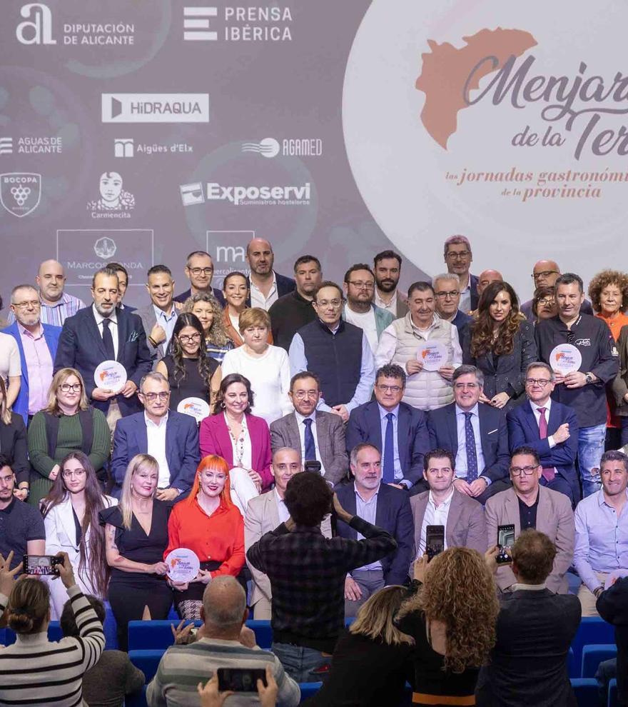 La Gala «Menjars de la Terra» rinde tributo a la diversidad culinaria de Alicante