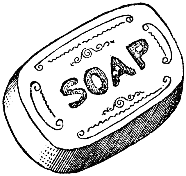 Soap Clip Art Black And White