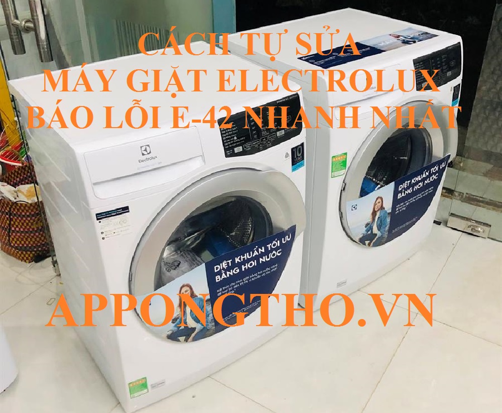 Gọi thợ sửa lỗi E-42 máy giặt Electrolux ở đâu?