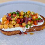 Chickpea-Yogurt-Toast-with-Garlic-Confit