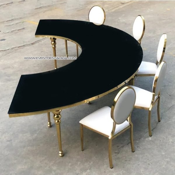 Black Serpentine Table - Image 2