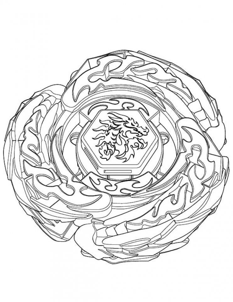 Get This Free Beyblade Coloring Pages 33958