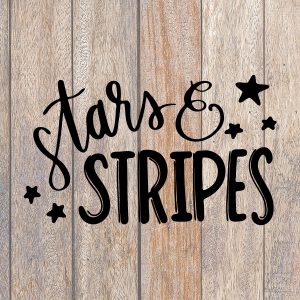 Stars and Stripes SVG Patriotic Cricut File