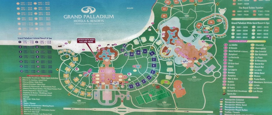 Mayan Riviera Map