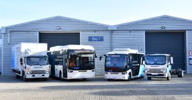 Northern Irish bus firm Wrightbus has unveiled four new all-electric vehicles to boost its pioneering EV product range. 