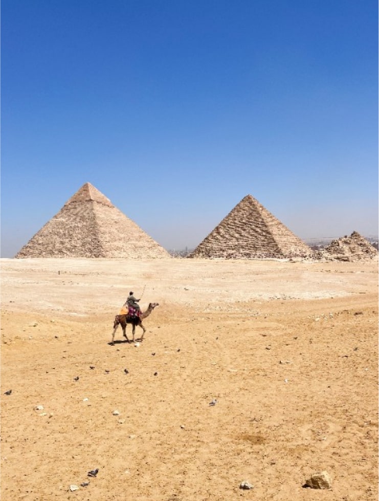 Visiting the Great Pyramids of Giza – Excel