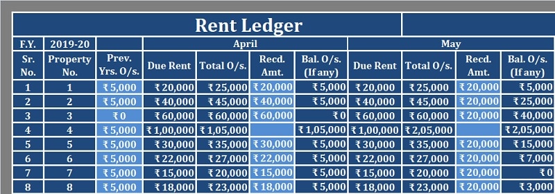 Rent Ledger