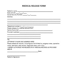 45+ Medical Release Form Templates [PDF, Doc] » ExcelSHE