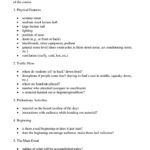 Sample Observation Checklist Template