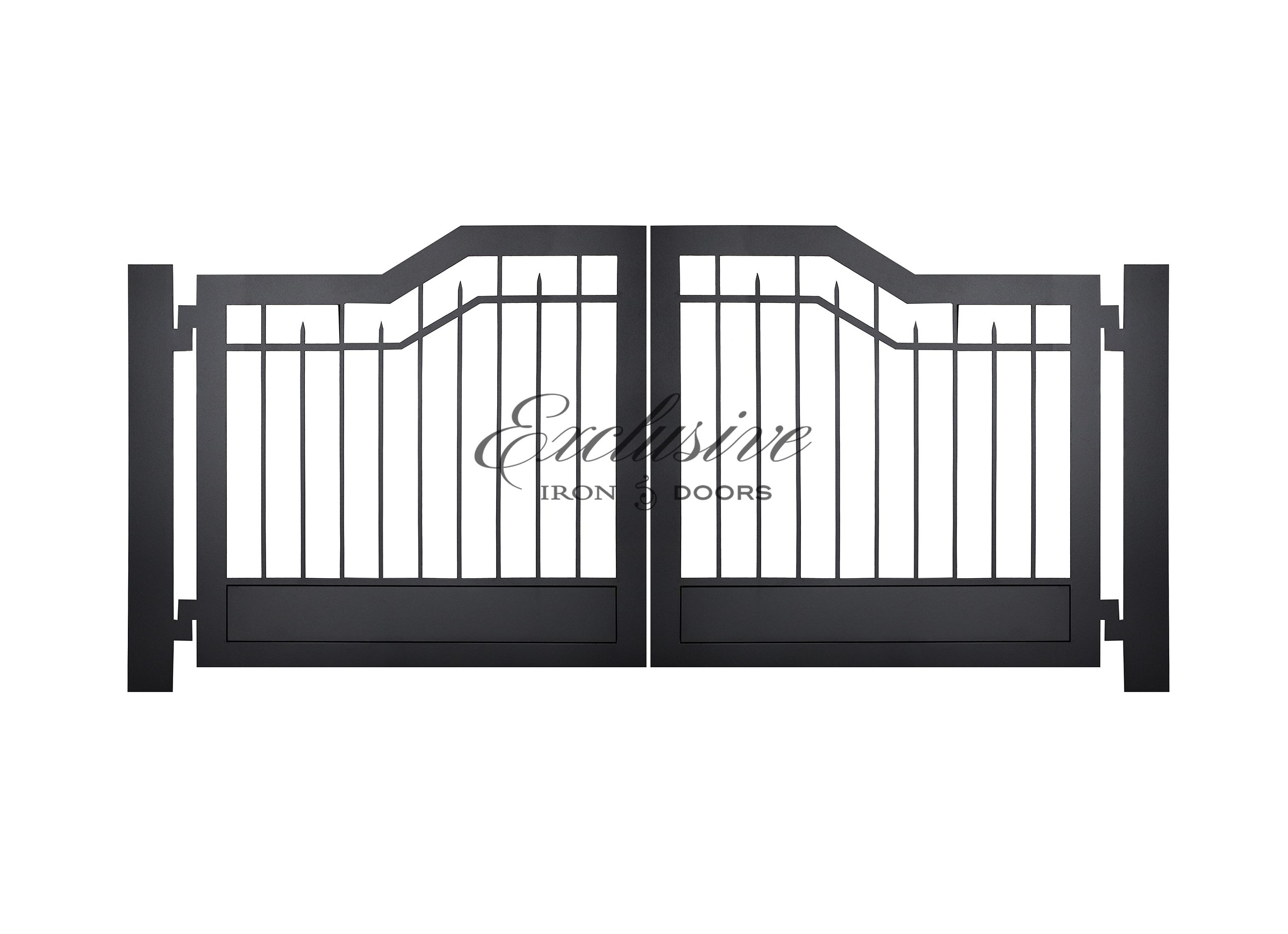 Sunburst Gate - Exclusive Iron Doors